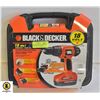 Image 1 : BLACK & DECKER 18V CORDLESS DRILL/DRIVER NEW- WITH