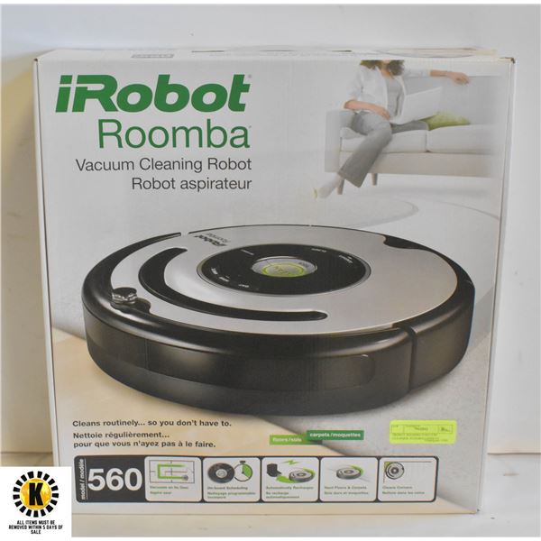 IROBOT ROOMBA VACUUM CLEANER- FLOORS/CARPETS