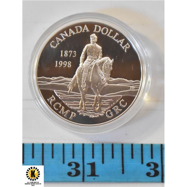 1998 CANADA SILVER PROOF DOLLAR IN CASE