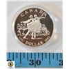 2001 CANADA SILVER PROOF DOLLAR IN CASE