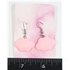 Image 1 : NEW PINK CLOUD EARRINGS