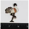 Image 1 : NEW ANTIQUE STYLE CRANE BROOCH HAS SMALL