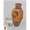 Image 1 : WOODEN VASE WITH 3D PEGASUS'