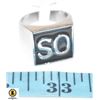 Image 1 : SIZE 10 INSIGNIA RING: SO (19.8 MM)