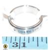 Image 1 : SPINNER RING LOVE ME, LOVE MY DOG SIZE 14