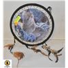 Image 1 : 14 INCH 3D WOLF DREAM CATCHER