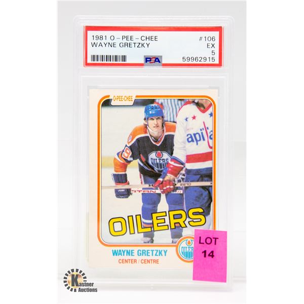 WAYNE GRETZKY OPC PSA 5 (1981)