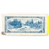 Image 2 : 1954 BANK OF CANADA $5 DOLLAR NOTE, CIRCULATED