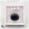 Image 1 : 18.75 CT OVAL SHAPED SAPPHIRE COLOR ENHANCED