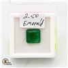 Image 1 : 2.50 CT EMERALD CUT SHAPED EMERALD COLOR