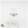 Image 1 : 3.0 CT MOISSANITE RING ADJUSTABLE BAND