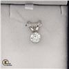 Image 1 : 2.08 MOISSANITE PENDANT STAMPED 925 IN GIFT BOX