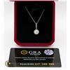 Image 1 : GRA CERTIFIED 1 CT MOISSANITE PENDANT