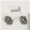 Image 1 : BZ1341-12 14K NATURAL SALT&PEPPER DIAMOND EARRINGS