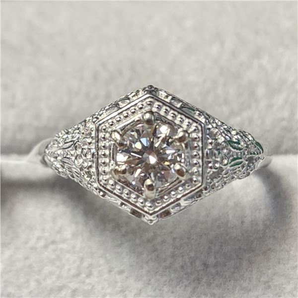 BZ1341-15 14K LAB GROWN DIAMOND RING