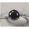 Image 1 : BZ1341-11 14K BLACK DIAMOND RING