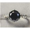 BZ1341-11 14K BLACK DIAMOND RING