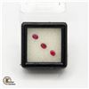 Image 1 : 3 GENUINE NATURAL RUBY GEMSTONES