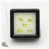 Image 1 : 5 GENUINE NATURAL PERIDOT GEMSTONES