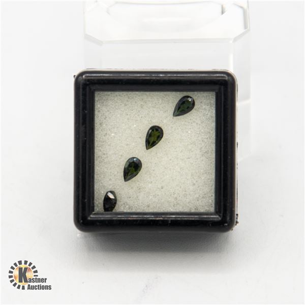 4 GENUINE NATURAL TOURMALINE GEMSTONES