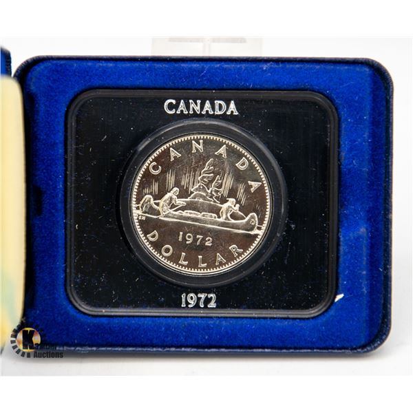 1972 CANADIAN NICKEL DOLLAR CASED COIN