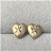 Image 1 : BZ1341-41 14K HEART EARRINGS