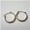 Image 1 : BZ1341-25 14K 0.67G HOOP EARRINGS
