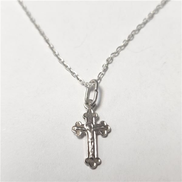 BZ1341-42 SILVER 16" NECKLACE