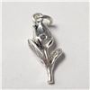 Image 1 : BZ1341-44 SILVER ROSE PENDANT