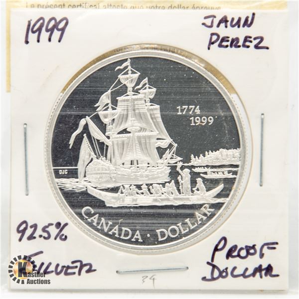 1999 SILVER CANADA DOLLAR