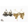 Image 1 : 2 VINTAGE LADIES EARRINGS