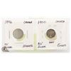 Image 1 : 1896 & 1900 TEN CENT COINS