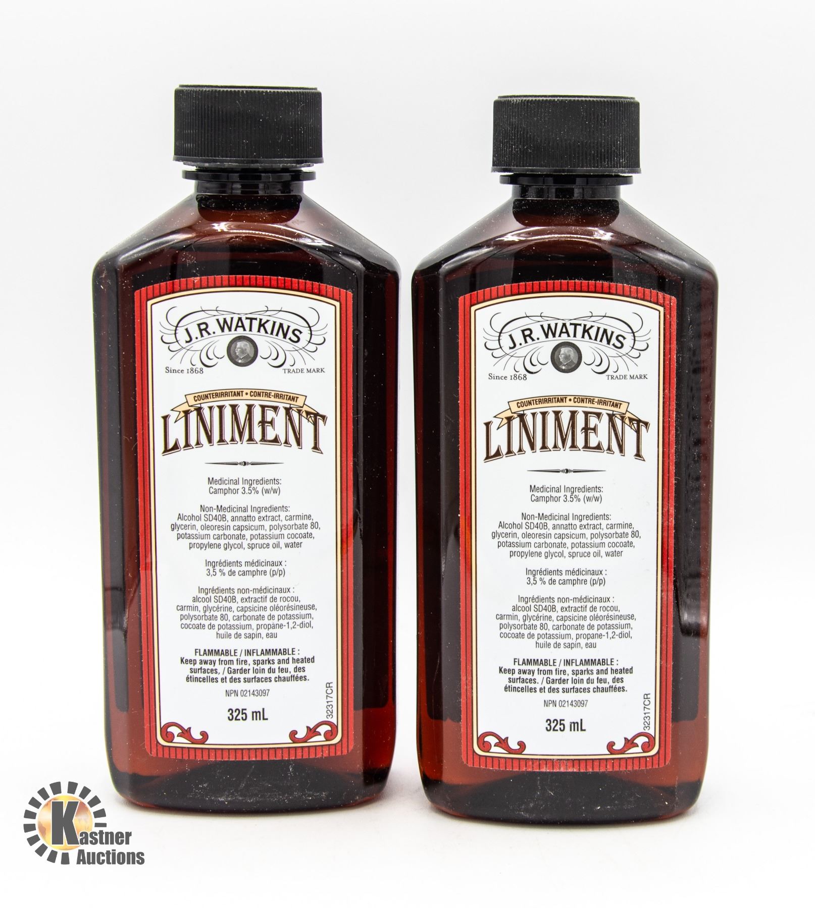 NEW 2 PACK OF JR WATKINS LINIMENT TOPICAL MEDICINE