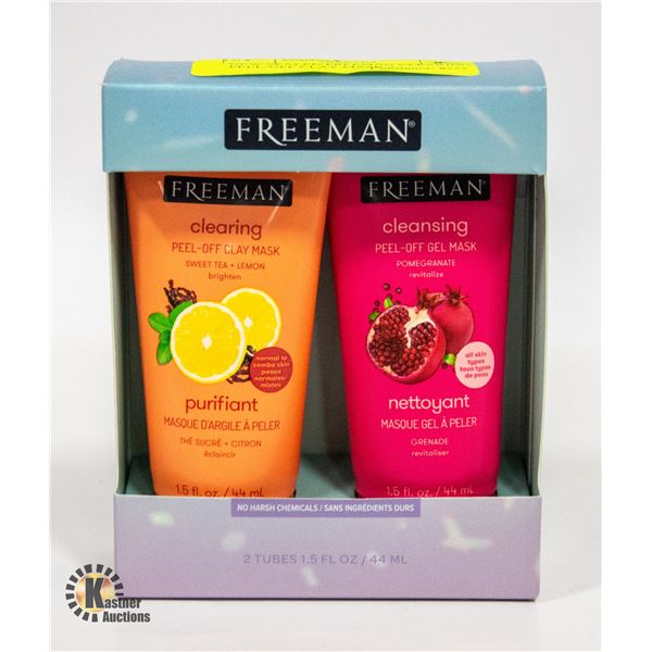 NEW SEALED FREEMAN CLEARING PEEL-OFF CLAY MASK +