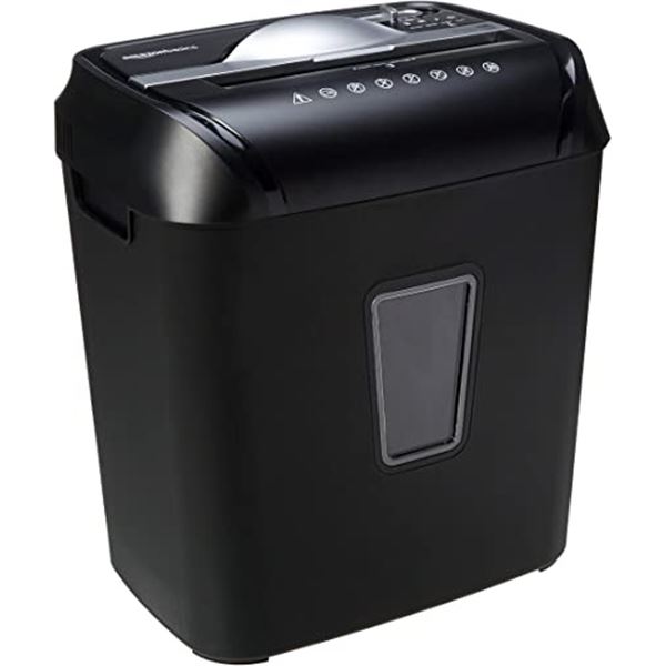 NEW AMAZON BASICS 12 SHEET CROSS-CUT SHREDDER