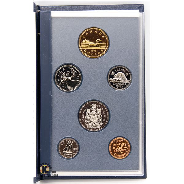 1993 CANADA 6 COIN SPECIMEN SET, MINT SEALED