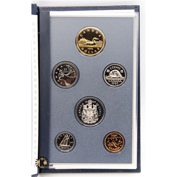 1995 CANADA 6 COIN SPECIMEN SET, MINT SEALED