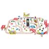 Image 2 : NEW BIGJIGS TRANSPORTATION TRAIN SET - WOOD