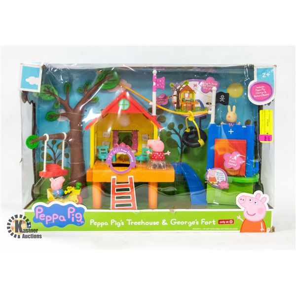 NEW PEPPA PIG'S TREEHOUSE & GEORGE'S FORT - ONLY