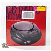 PROSCAN CD/BOOMBOX RADIO, BLACK