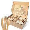 Image 1 : NEW REPACK WOODABLE DISPOSABLE WOODEN CUTLERY MIX