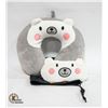 Image 1 : NEW GLUCK PLANTS PURE MEMORY FOAM TRAVEL PILLOW