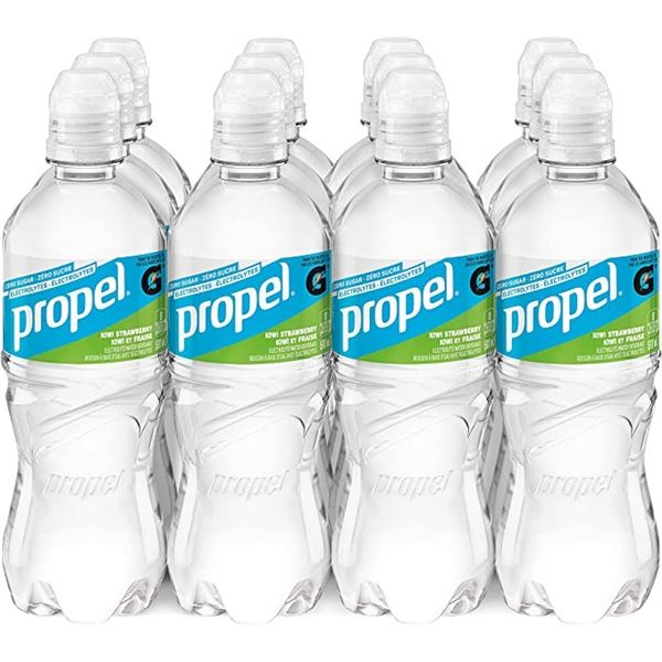 NEW CASE OF 12 PROPEL ZERO SUGAR ELECTROLYTE WATER