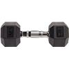 Image 1 : NEW 15LBS HEX SHAPED COATED DUMBELL