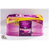 Image 1 : NEW POISE BAG OF 64 LONG LENGTH CONTOUR FIT PADS