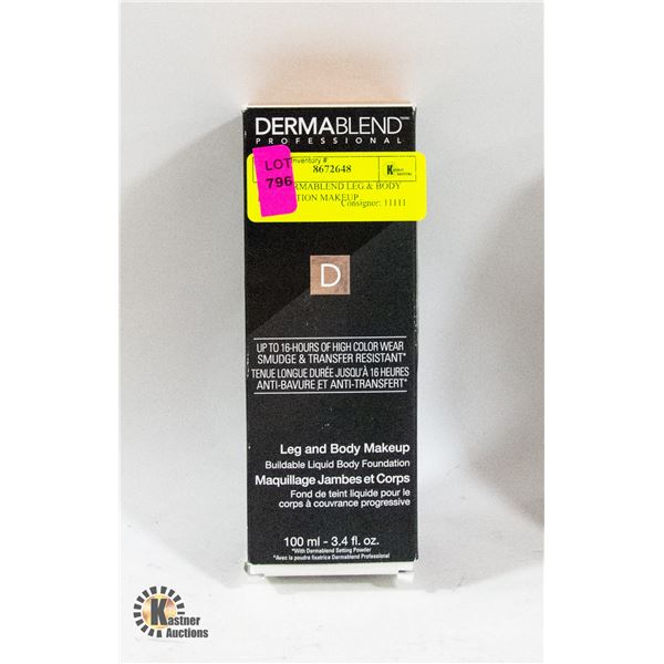 NEW DERMABLEND LEG & BODY FOUNDATION MAKEUP