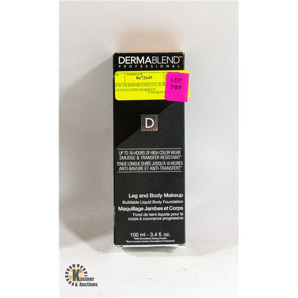 NEW DERMABLEND LEG & BODY FOUNDATION MAKEUP