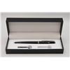 NEW MEDIUM POINT BLACK INK REFILLABLE FOUNTAIN PEN