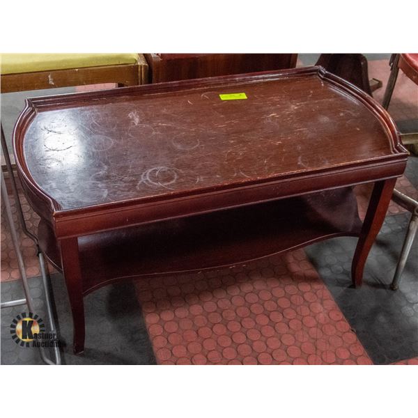 VINTAGE 2 TIER COFFEE TABLE