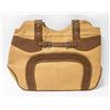 Image 1 : NEW TWO TONE BROWN LEATHER SHAGWEAR TOTE